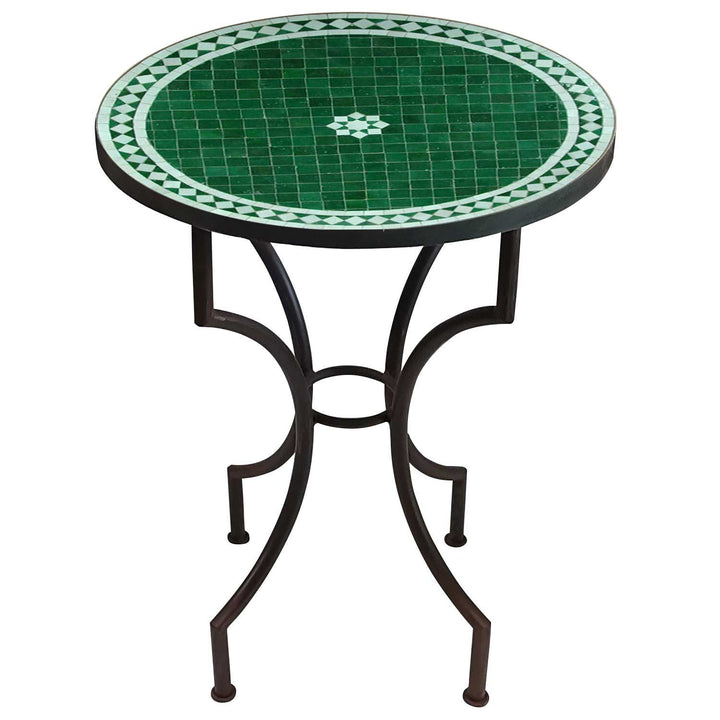 Mesa redonda de jardín