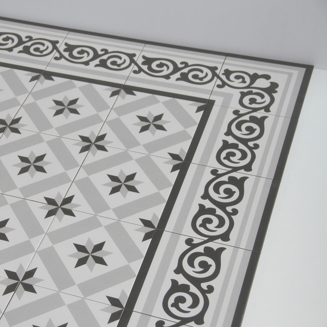 Borde de azulejos marroquí Rahma