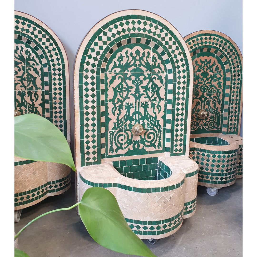 Mosaico marroquí Asfor verde