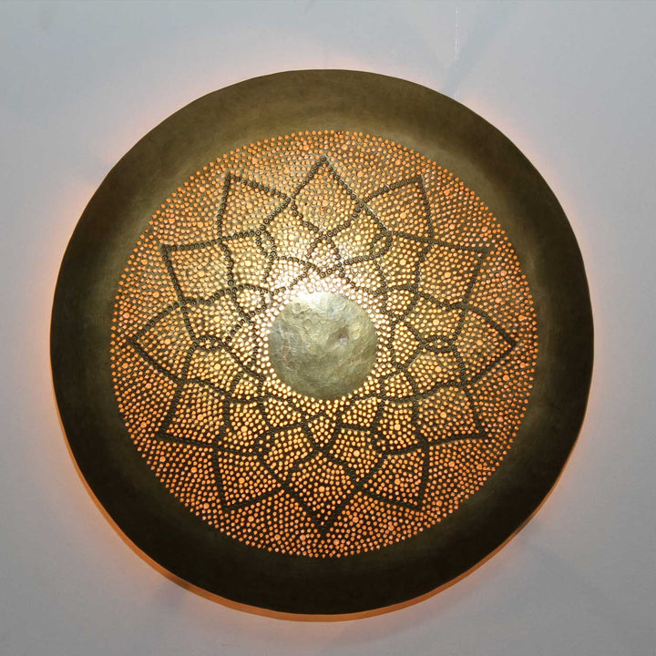 Lámpara de pared de latón Aladdin