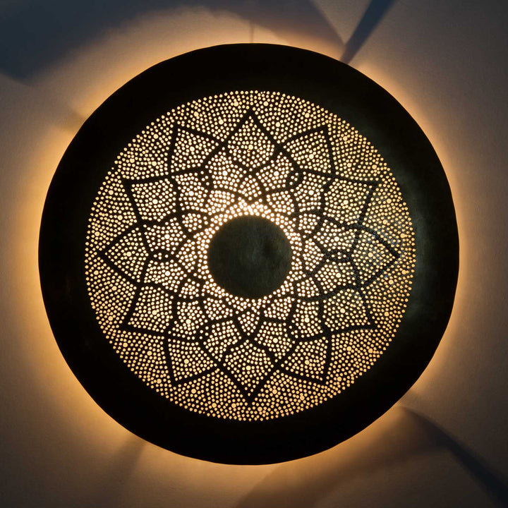 Lámpara de pared de latón Aladdin
