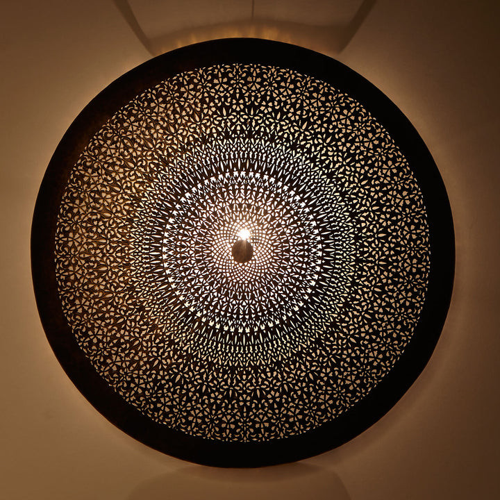 Lámpara de pared de latón Gharam