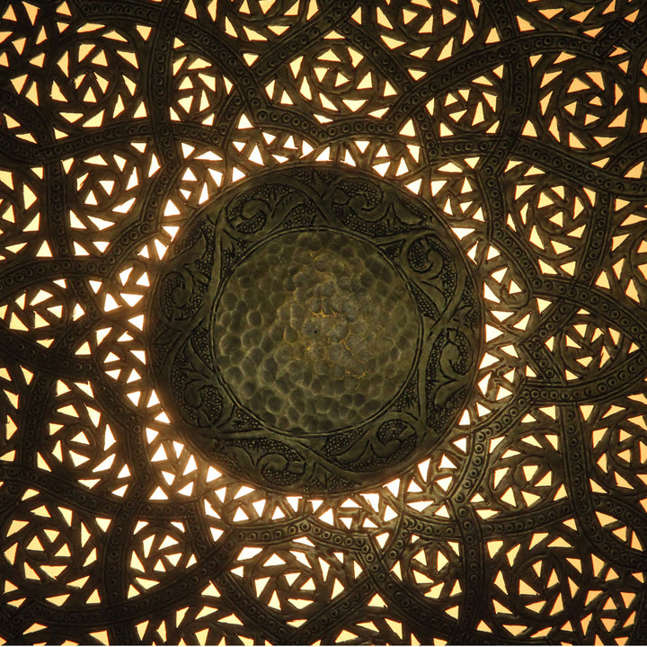 Lámpara de pared de latón Hilal 76Ø