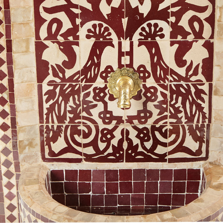Fuente mosaico Tawus Burdeos