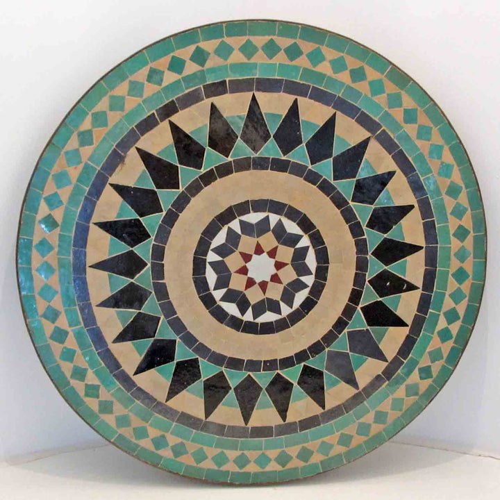 Mesa mosaico estrella de Marruecos