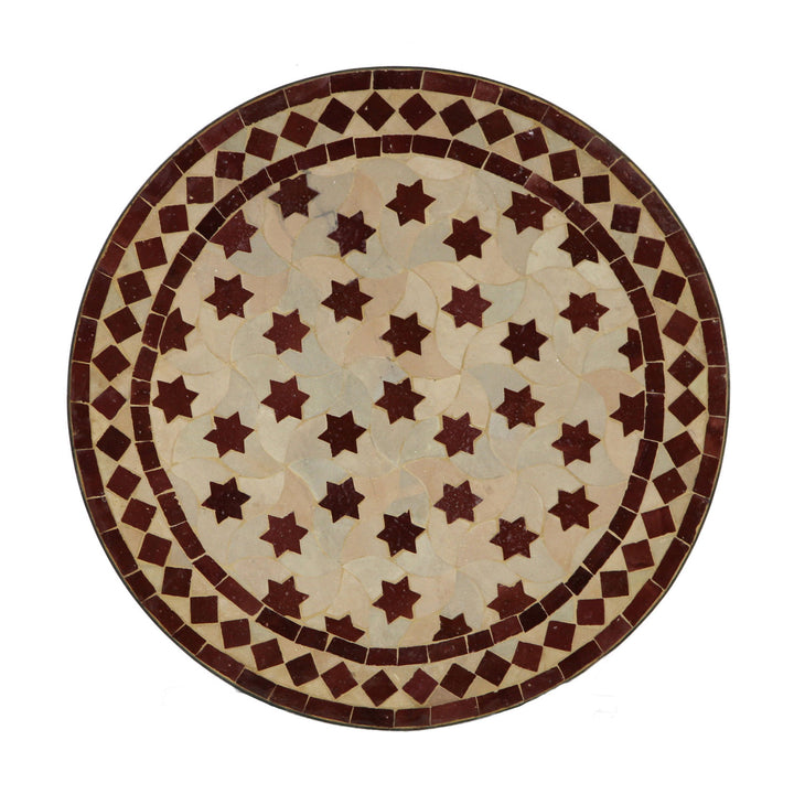 Mesa mosaico de Marruecos - Redonda - M60-27