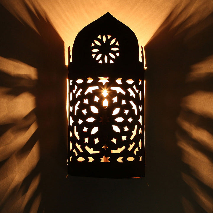 Lámpara de pared oriental de hierro EWL02