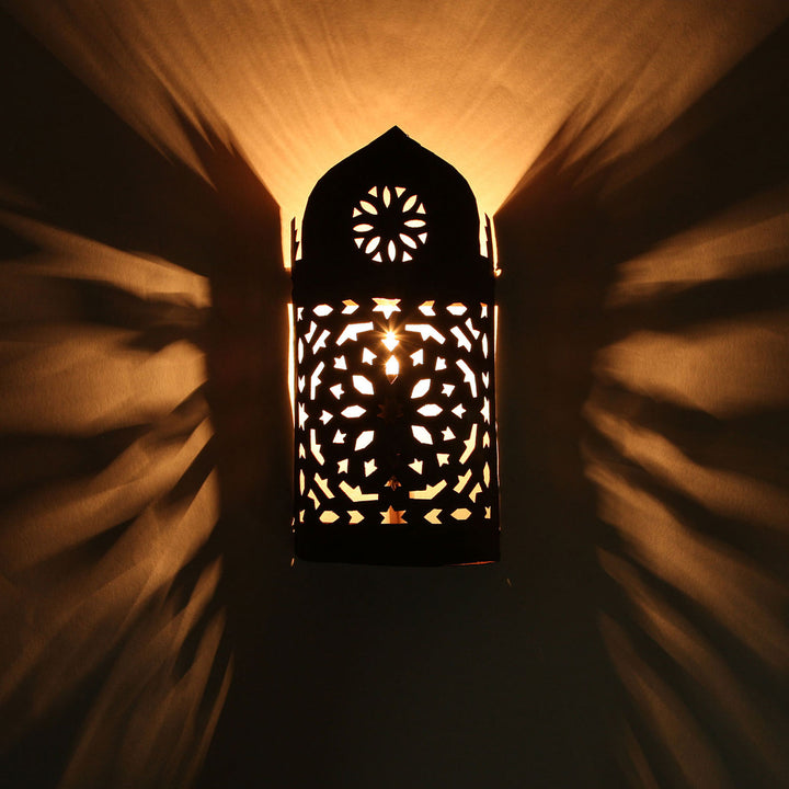 Lámpara de pared oriental de hierro EWL02