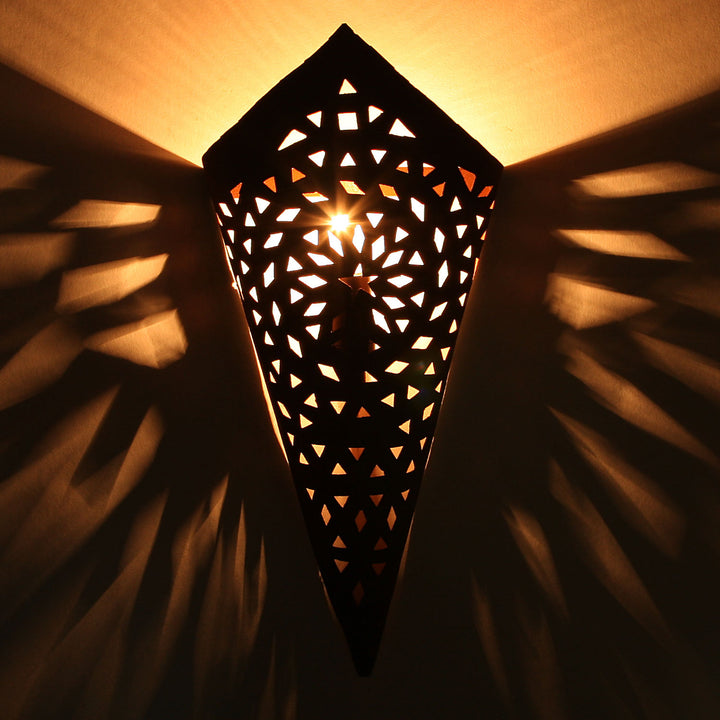 Lámpara de pared oriental de hierro EWL03
