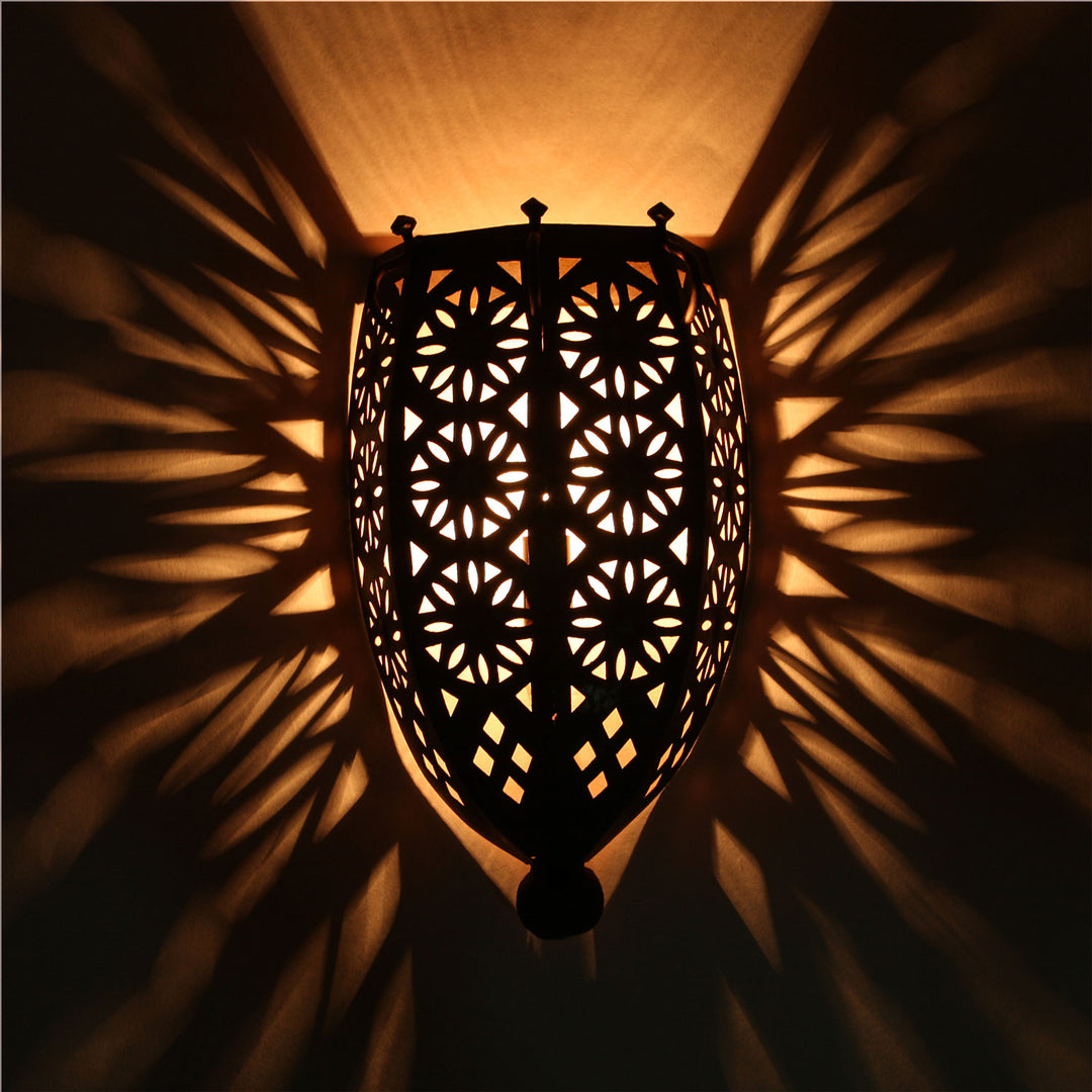 Lámpara de pared oriental de hierro EWL05