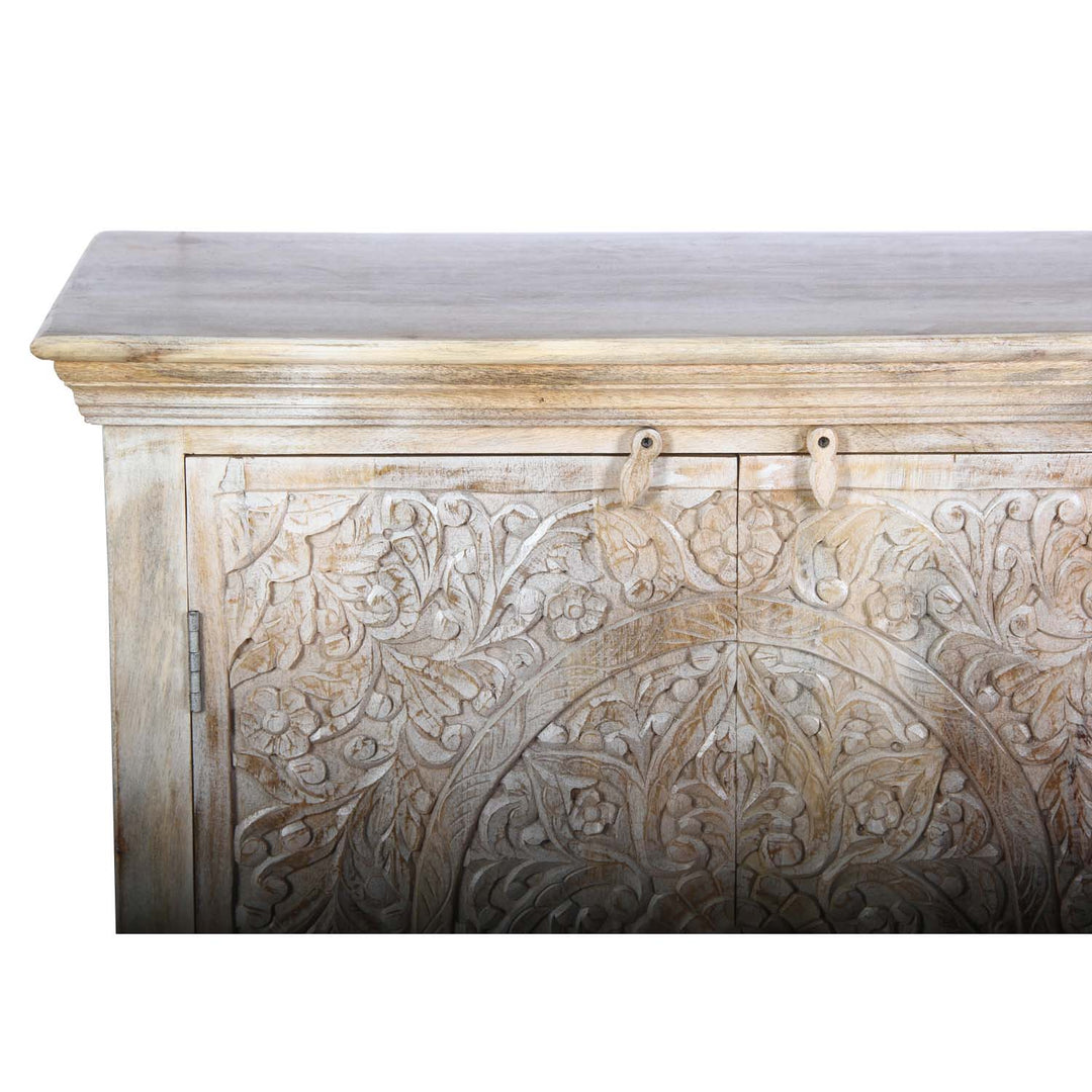 Cómoda oriental de madera Maryam