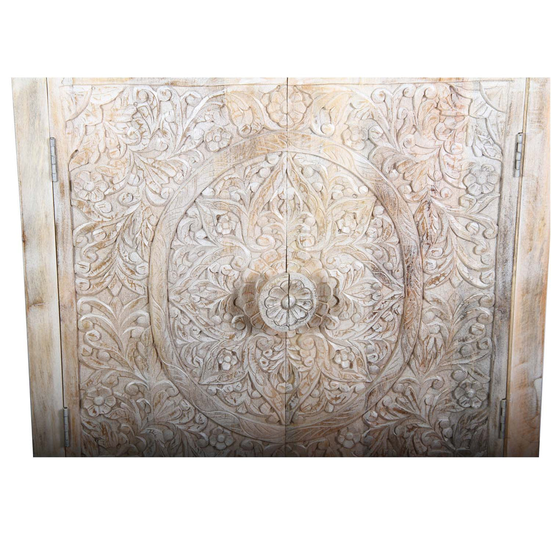 Cómoda oriental de madera Maryam