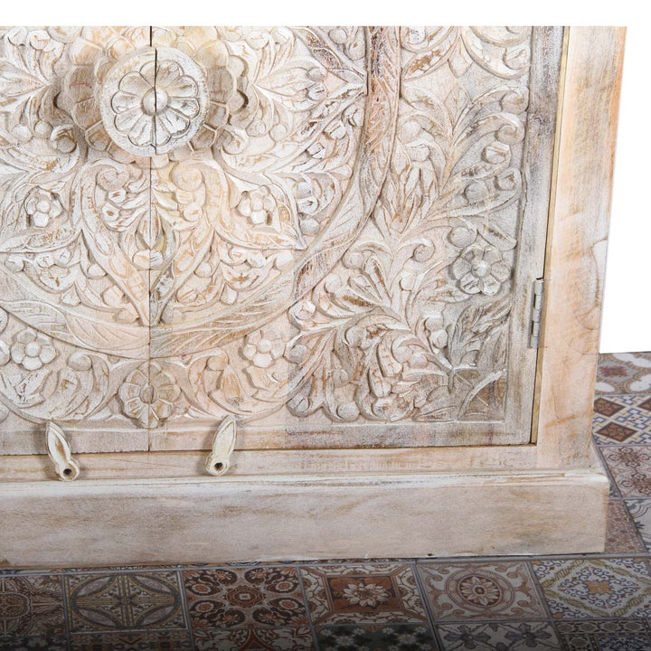 Cómoda oriental de madera Maryam