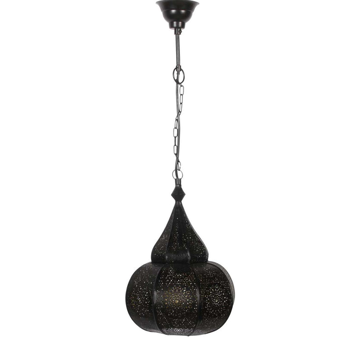 Lámpara oriental Taza negra