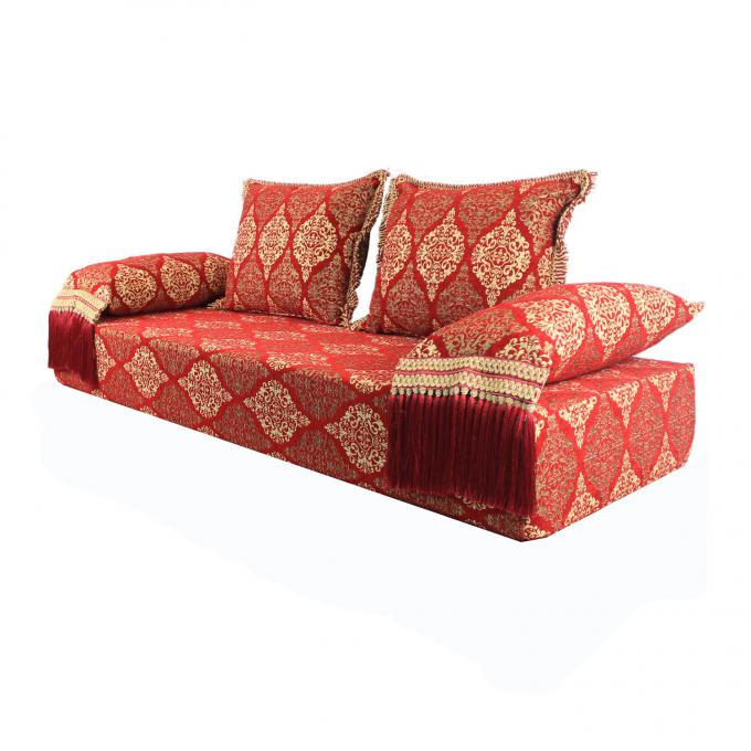 Sofá oriental Salma rojo 25