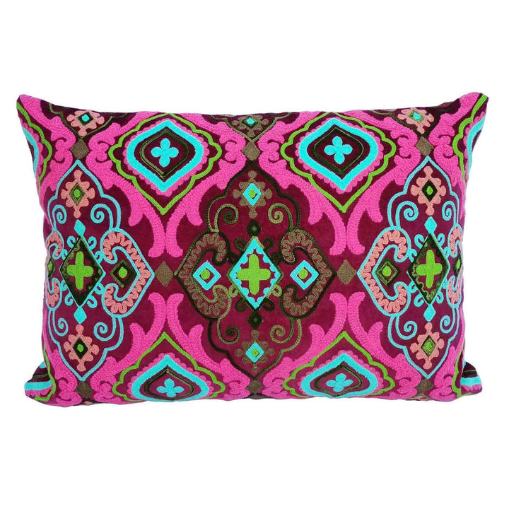 Cojín de terciopelo Mandala Lola