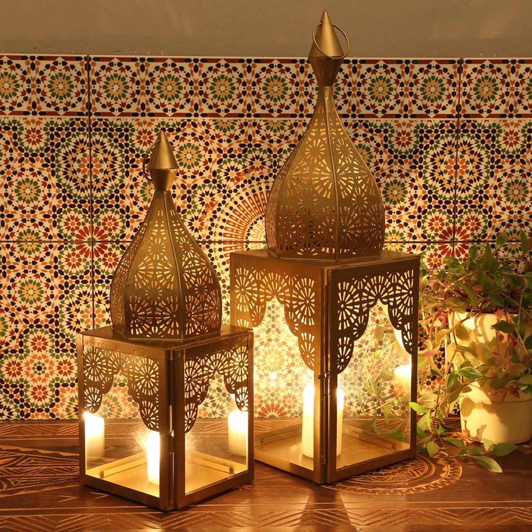 Portavelas oriental Modena Gold L&M