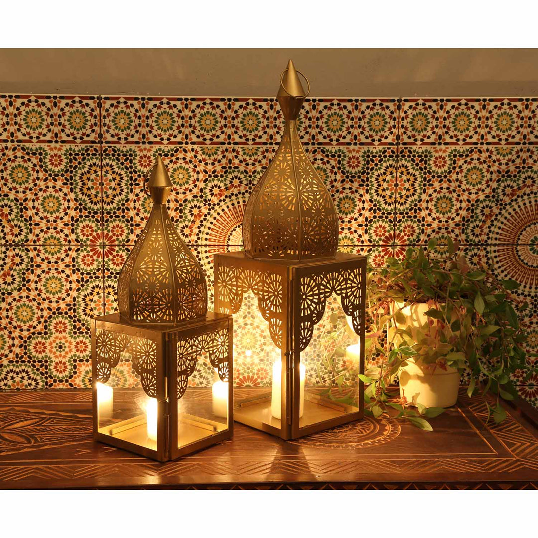 Portavelas oriental Modena Gold L&M