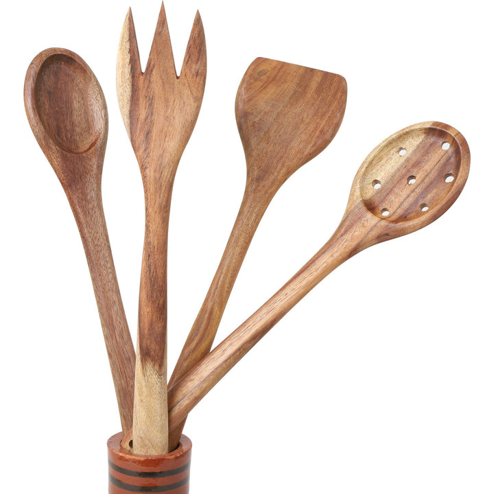 Juego de utensilios de cocina orientales Kaya23, 4 piezas