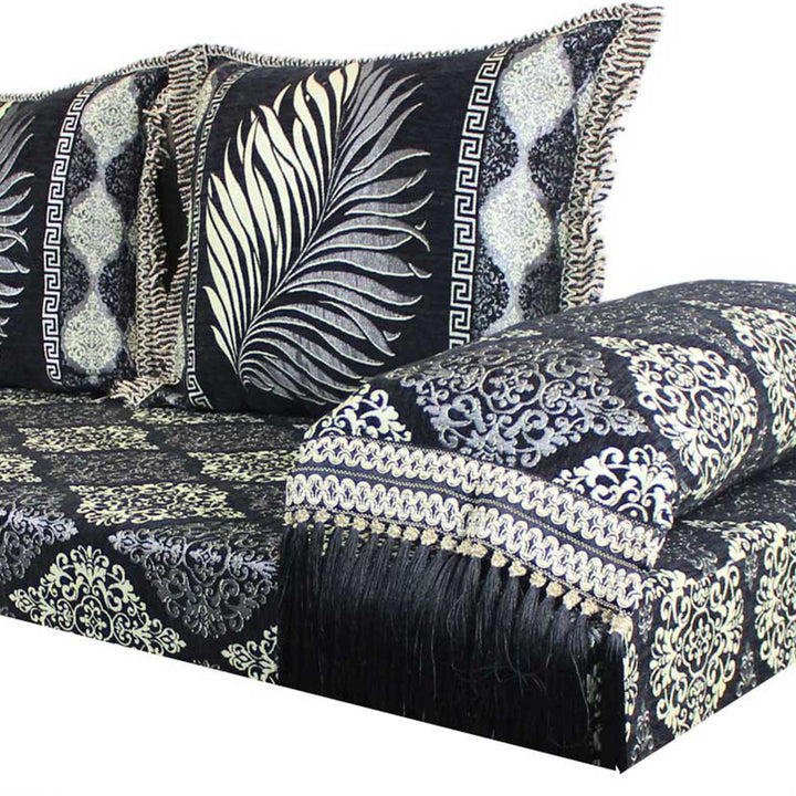 Sofá oriental Salma negro 15