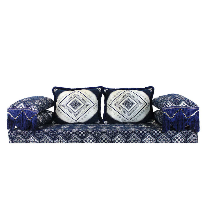 Sofá oriental Omán azul 15