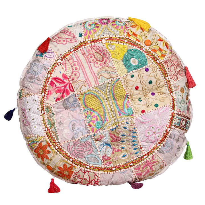 Cojín de yoga patchwork Lali mediano