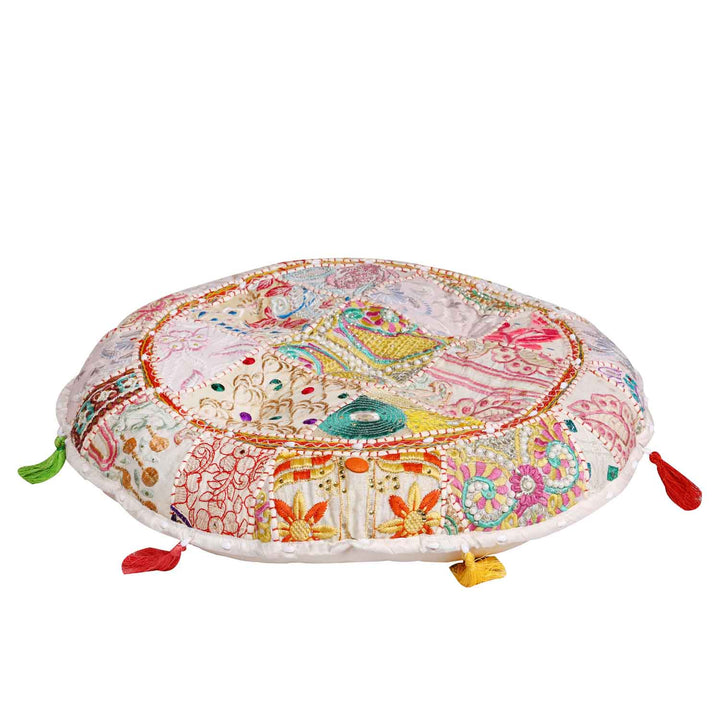 Cojín de yoga patchwork Lali mediano
