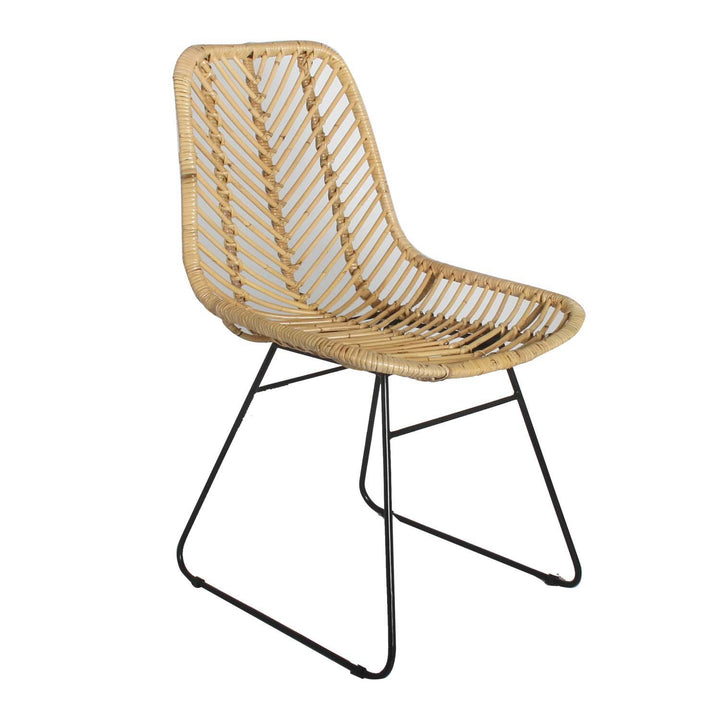 Silla de ratán Jakarta natural
