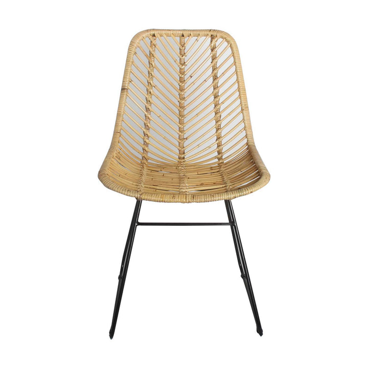 Silla de ratán Jakarta natural