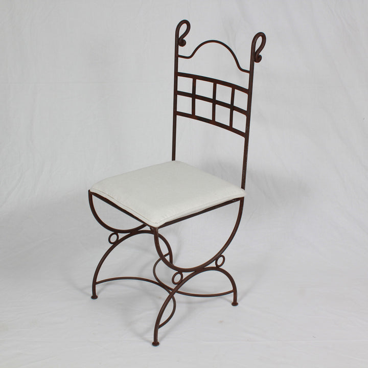 Silla de hierro forjado Nabil