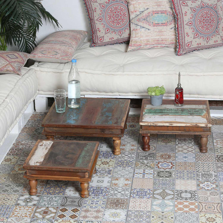 Mesa Shabby Chic Siera, juego de 3