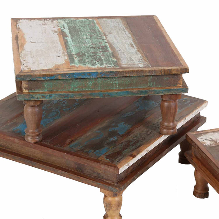 Mesa Shabby Chic Siera, juego de 3