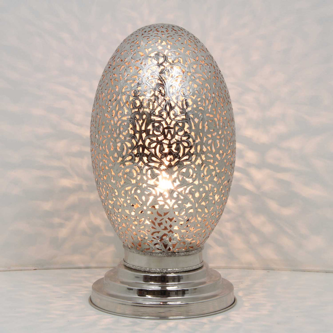 Lámpara oriental de plata Damaris