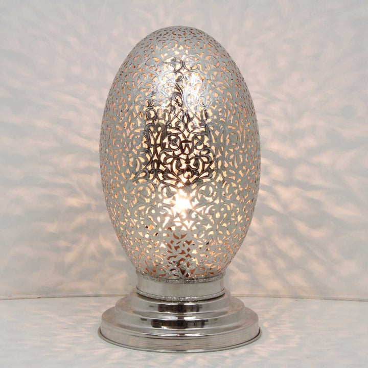 Lámpara oriental de plata Damaris