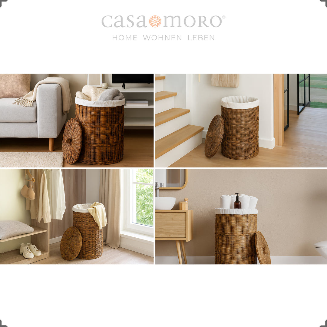 Cesta de almacenamiento con tapa – 75 l