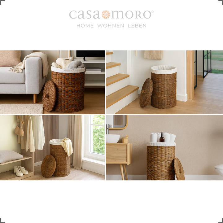 Cesta de almacenamiento con tapa – 75 l