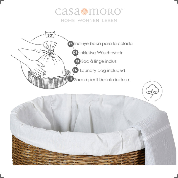 Cesta de almacenamiento con tapa – 75 l