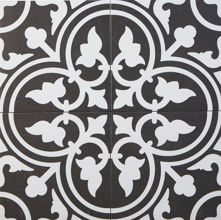 Azulejo marroquí Flavie Noir
