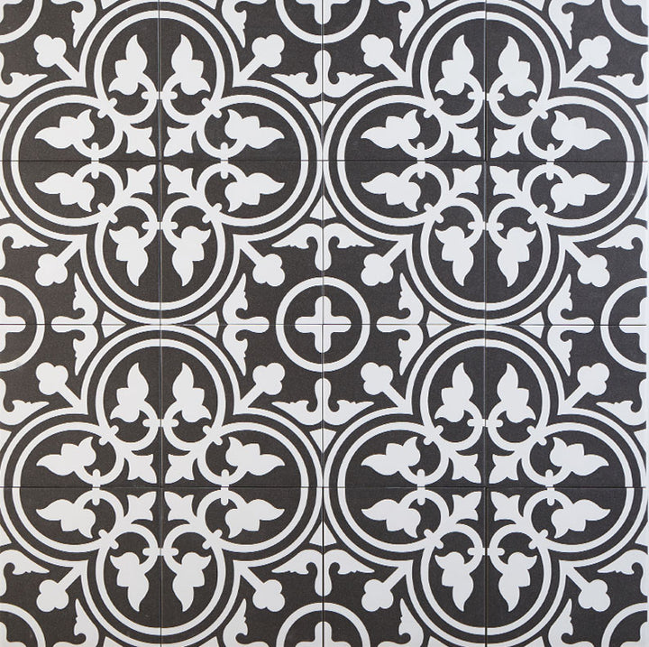Azulejo marroquí Flavie Noir