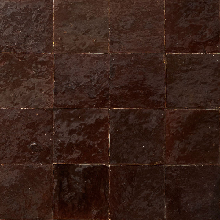 Azulejos Zellige marrones