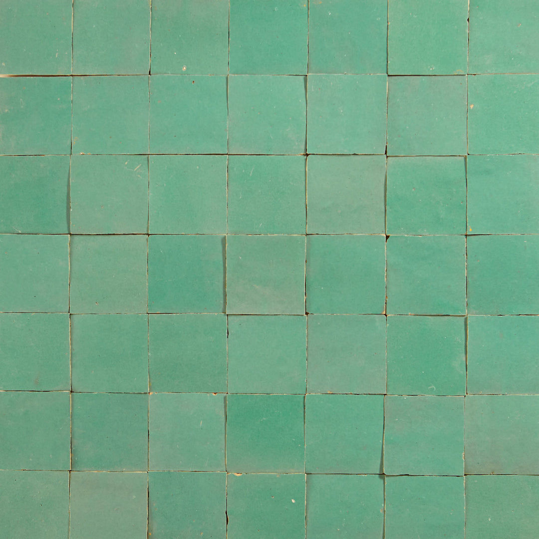 Azulejos Zellige verde claro