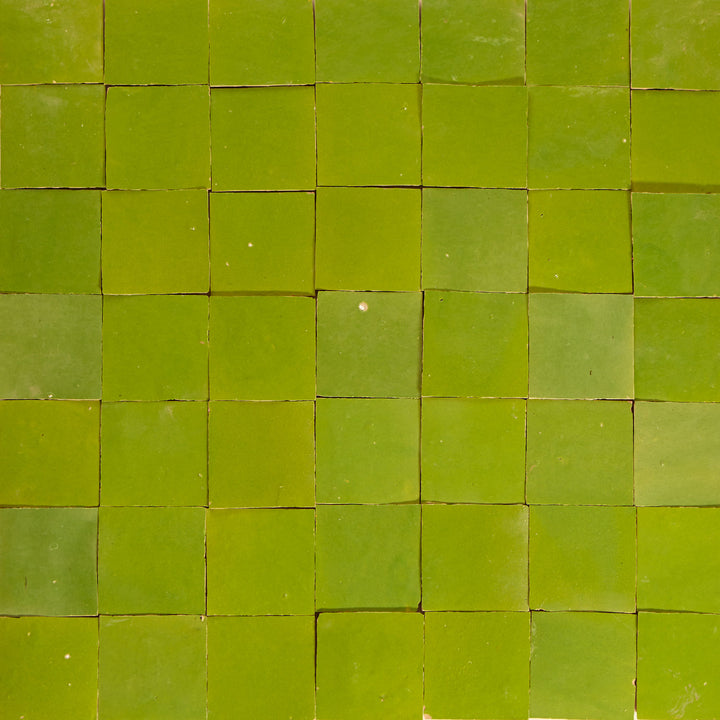 Azulejos Zellige verde oliva