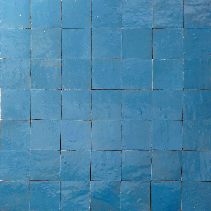 Azulejos Zellige azul cielo