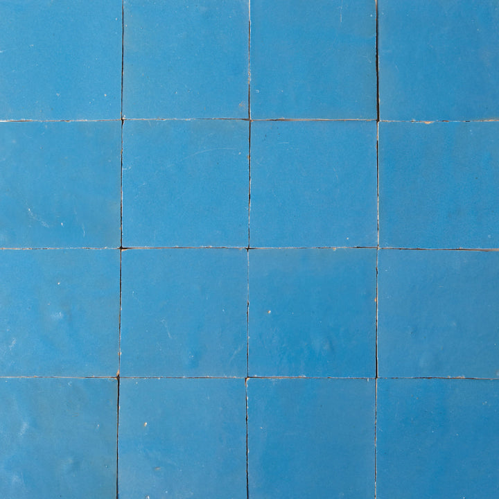 Azulejos Zellige azul cielo
